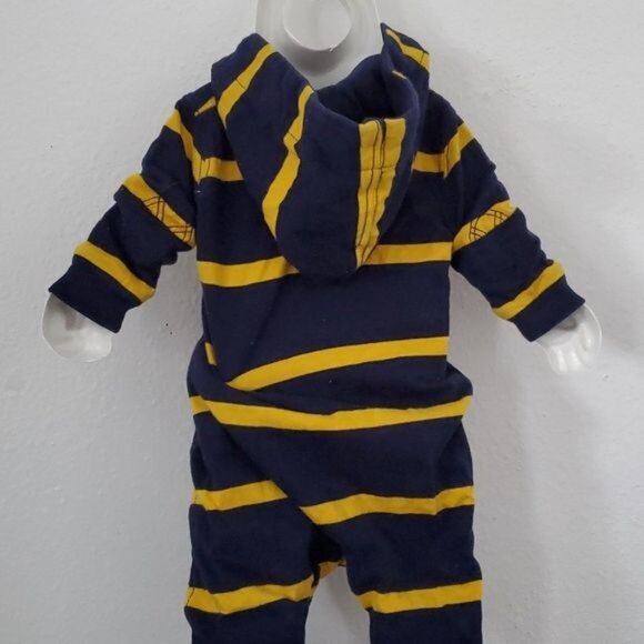 3 Months Ralph Lauren Jumper Jumpsuit Coveralls Hooded Hoodie INFANT BABY - Picture 6 of 12